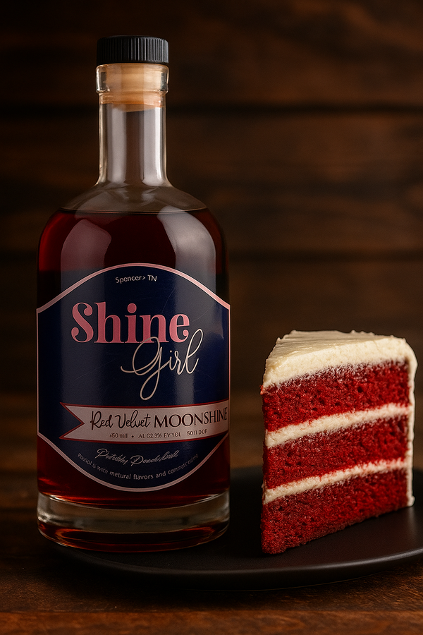 Shine Girl Distillery Red Velvet Moonshine 750 ml 25 % Alc