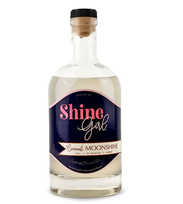 Shine Girl Distillery Coconut Moonshine 750 ml 25 % Alc
